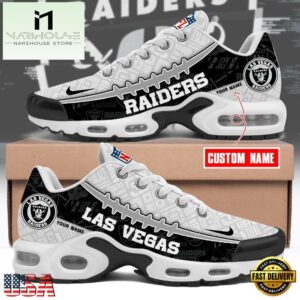Custom NFL Las Vegas Raiders Limited Design Air Max Plus Shoes