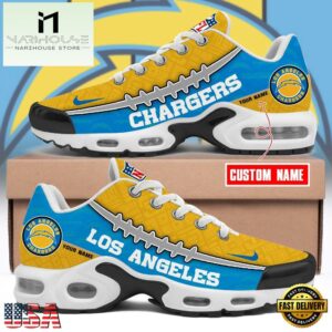 Custom NFL Los Angeles Chargers Limited Design Air Max Plus Shoes