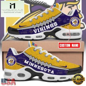 Custom NFL Minnesota Vikings Limited Design Air Max Plus Shoes