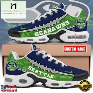 Custom NFL Seattle Seahawks Limited Design Air Max Plus Shoes