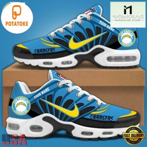 Customize Your Name with Los Angeles Chargers Ver 40.1 Sport Shoes