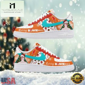 David Bowie Merry Christmas Air Force 1 Shoes