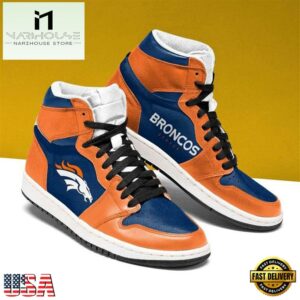 Denver Broncos Jordan Sneaker Nfl Denver Broncos Custom Shoes For Men Women