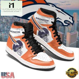 Denver Broncos NFL JD1 Boot Sneakers Shoes