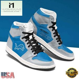 Detroit Lions Jordan Sneaker Nfl Detroit Lions Custom Shoes For Men Women