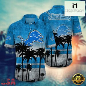 Detroit Lions NFL Team Hawaiian Shirt