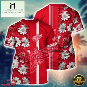 Detroit Red Wings NHL 3D Unisex T Shirt