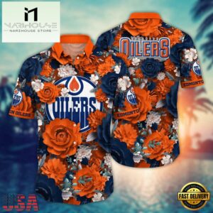 Edmonton Oilers NHL Hawaiian Shirt