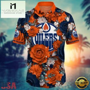 Edmonton Oilers NHL Hawaiian Shirt