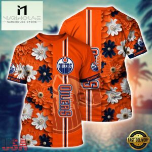 Edmonton Oilers NHL Summer 3D Unisex T Shirt