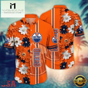 Edmonton Oilers NHL Summer Hawaiian Shirt