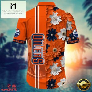 Edmonton Oilers NHL Summer Hawaiian Shirt