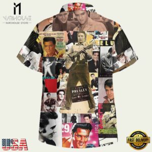 Elvis Presley Album Cover Unisex Hawaiian Shirt