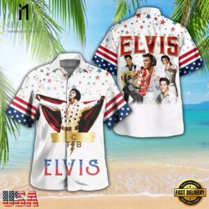 Elvis Presley Americana Unisex Hawaiian Shirt