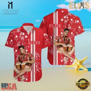 Elvis Presley Guitar Music Sing Song Aloha Summer Unisex Hawaiian Shirt