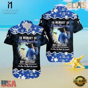 Elvis Presley In Memory Of Unisex Hawaiian Shirt