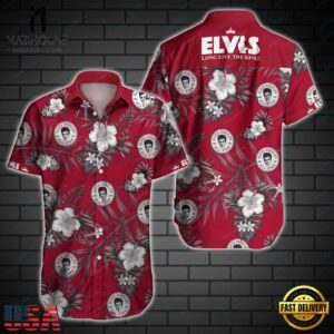 Elvis Presley Long Live The King Unisex Hawaiian Shirt