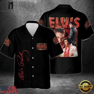 Elvis Presley Performance Unisex Hawaiian Shirtwith Signature