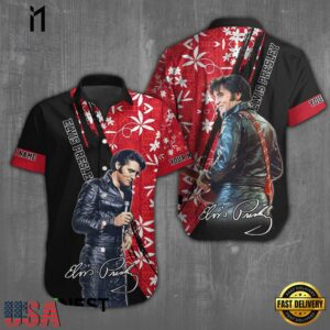 Elvis Presley Personalize Hawaiian 3D Shirt