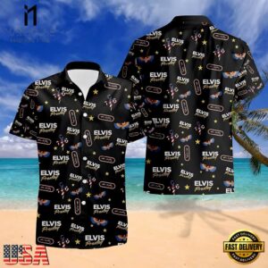 Elvis Presley Rock 'n' Roll Legends Unisex Hawaiian Shirt