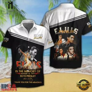 Elvis Presley Thank You For The Memories Unisex Hawaiian Shirt