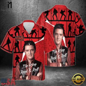 Elvis Presley The King Of Rock & Roll Hawaiian 3D Shirt