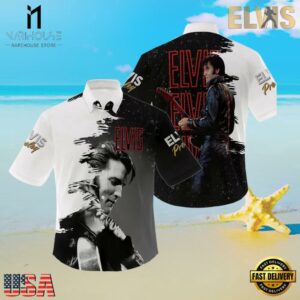 Elvis Presley The King Of Rock’n Roll Unisex Hawaiian Shirt