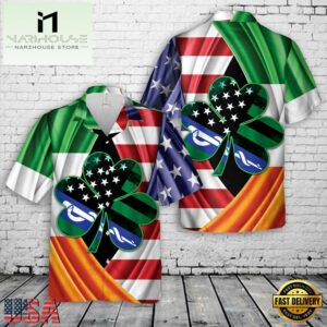 EMS Saint Patrick's Day Flag Hawaiian Shirt