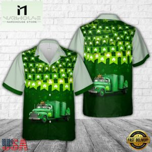 Firefighter Saint Patrick's Day Hawaiian Shirt
