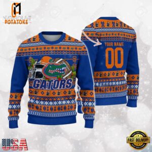 Florida Gators Logo Football NCAA Ugly Christmas Sweater