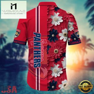 Florida Panthers NHL Hawaiian Shirt , Vintage Hawaiian Shirts 5 Florida Panthers NHL Hawaiian Shirt