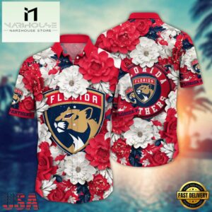 Florida Panthers Red NHL Hawaiian Shirt