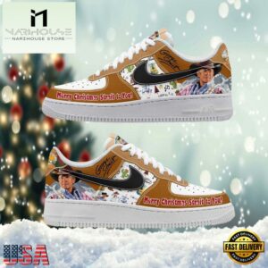 George Strait Merry Christmas Air Force 1 Shoes