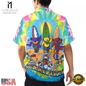 Grateful Dead 70's Music Summertime Unisex Hawaiian Shirt