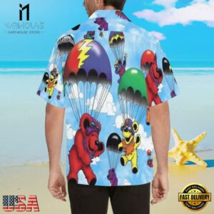 Grateful Dead Bears 70's Music Unisex Hawaiian Shirt