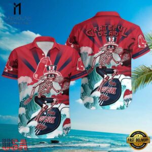 Grateful Dead Boston Red Sox Unisex Hawaiian Shirt