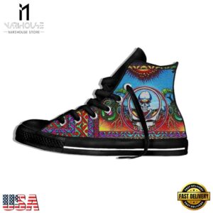 Grateful Dead Fans Lover High Top Canvas Sneakers Shoes