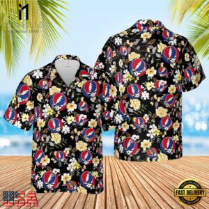 Grateful Dead Floral Unisex Hawaiian Shirt