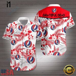 Grateful Dead Logos Unisex Hawaiian Shirt