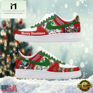 Grateful Dead Merry Deadmas Air Force 1 Shoes