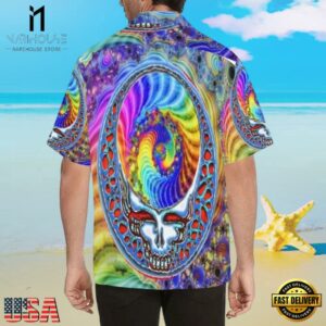 Grateful Dead Psychedelic 70's Music Unisex Hawaiian Shirt