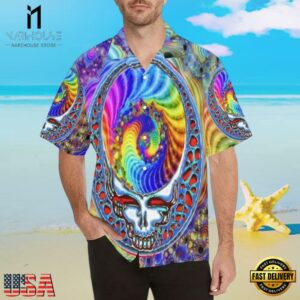Grateful Dead Psychedelic 70's Music Unisex Hawaiian Shirt