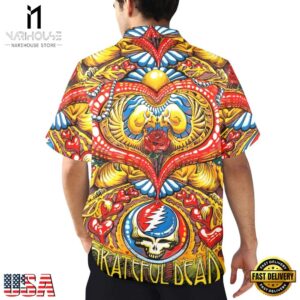 Grateful Dead Psychedelic Love Unisex Hawaiian Shirt