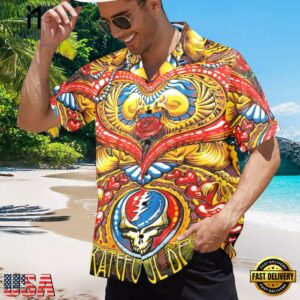 Grateful Dead Psychedelic Love Unisex Hawaiian Shirt