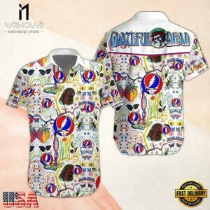 Grateful Dead Psychedelic Nature Unisex Hawaiian Shirt