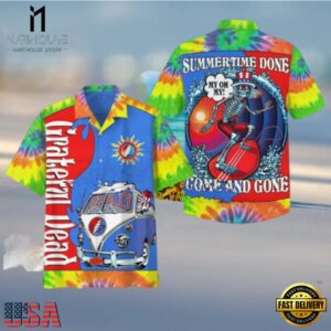 Grateful Dead Summertime Done Come And Gone Unisex Hawaiian Shirt