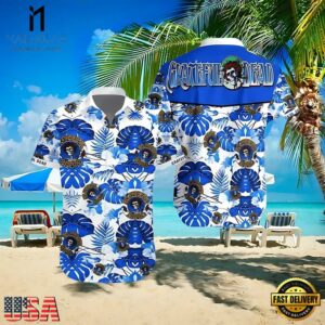 Grateful Dead Tropical Palm Leaves Unisex Hawaiian Shirt