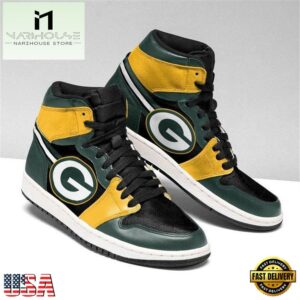 Green Bay Packers Nfl Air Jordan Shoes Sport Sneaker Boots Shoes For Men Women