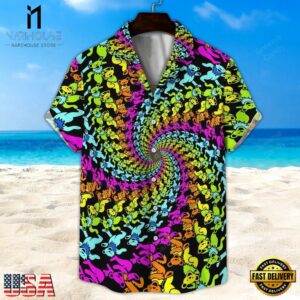 Hypnotic Grateful Dead Bears All Over Print 3D Unisex Hawaiian Shirt