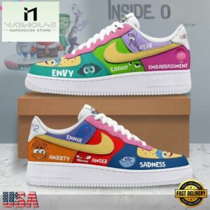 Inside Out Walt Disney Air Force 1 Shoes Gift For Men Women